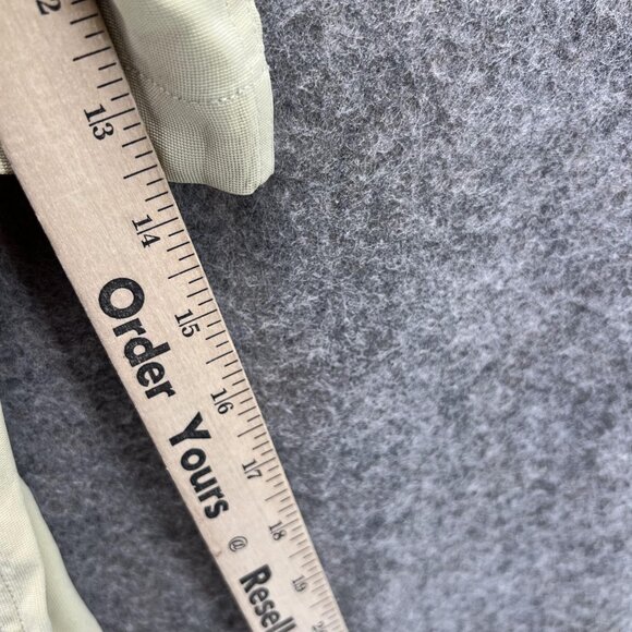 Jhane Barnes Shirt Men Large Khaki Casual Tan Beige Button Down Preppy Silk - Picture 9 of 12